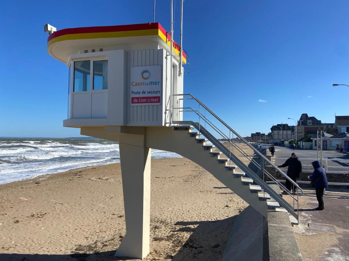 L'Appart' Du Bord De Mer 150M De La Plage Lion-sur-Mer Exteriör bild